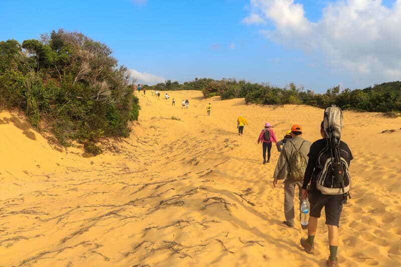 Hành trình băng qua đồi cát - Cung Trekking Miền Nam tại Mũi Đôi Cực Đông