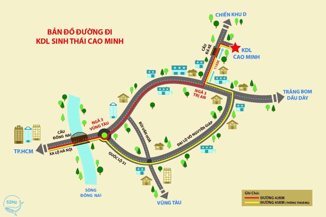 Phương tiện và cách di chuyển đến khu du lịch Cao Minh